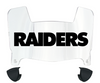 Las Vegas Raiders Mini Football Helmet Visor Shield w/ Clips - PICK VISOR & LOGO COLOR