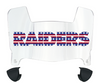 Oakland Raiders Limited Edition Mini Football Helmet Visor Shield w/ Clips - PICK VISOR & LOGO COLOR