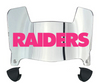 Oakland Raiders Limited Edition Mini Football Helmet Visor Shield w/ Clips - PICK VISOR & LOGO COLOR