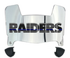 Oakland Raiders Limited Edition Mini Football Helmet Visor Shield w/ Clips - PICK VISOR & LOGO COLOR