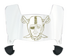 Oakland Raiders Limited Edition Mini Football Helmet Visor Shield w/ Clips - PICK VISOR & LOGO COLOR