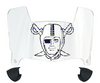 Oakland Raiders Limited Edition Mini Football Helmet Visor Shield w/ Clips - PICK VISOR & LOGO COLOR