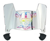 Oakland Raiders Limited Edition Mini Football Helmet Visor Shield w/ Clips - PICK VISOR & LOGO COLOR