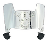 Oakland Raiders Limited Edition Mini Football Helmet Visor Shield w/ Clips - PICK VISOR & LOGO COLOR