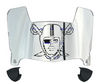 Oakland Raiders Limited Edition Mini Football Helmet Visor Shield w/ Clips - PICK VISOR & LOGO COLOR