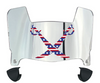 Oakland Raiders Limited Edition Mini Football Helmet Visor Shield w/ Clips - PICK VISOR & LOGO COLOR