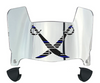 Oakland Raiders Limited Edition Mini Football Helmet Visor Shield w/ Clips - PICK VISOR & LOGO COLOR