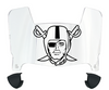 Las Vegas Raiders Mini Football Helmet Visor Shield w/ Clips - PICK VISOR & LOGO COLOR