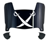Las Vegas Raiders Mini Football Helmet Visor Shield w/ Clips - PICK VISOR & LOGO COLOR