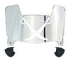 Las Vegas Raiders Mini Football Helmet Visor Shield w/ Clips - PICK VISOR & LOGO COLOR