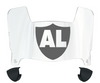 Las Vegas Raiders Mini Football Helmet Visor Shield w/ Clips - PICK VISOR & LOGO COLOR