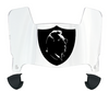 Las Vegas Raiders Mini Football Helmet Visor Shield w/ Clips - PICK VISOR & LOGO COLOR