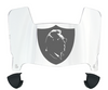 Las Vegas Raiders Mini Football Helmet Visor Shield w/ Clips - PICK VISOR & LOGO COLOR