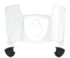 Las Vegas Raiders Mini Football Helmet Visor Shield w/ Clips - PICK VISOR & LOGO COLOR