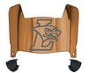 Lehigh Mountain Hawks Mini Football Helmet Visor Shield w/ Clips - PICK VISOR & LOGO COLOR