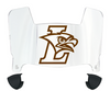 Lehigh Mountain Hawks Mini Football Helmet Visor Shield w/ Clips - PICK VISOR & LOGO COLOR