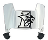 Lehigh Mountain Hawks Mini Football Helmet Visor Shield w/ Clips - PICK VISOR & LOGO COLOR
