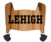 Lehigh Mountain Hawks Mini Football Helmet Visor Shield w/ Clips - PICK VISOR & LOGO COLOR