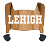 Lehigh Mountain Hawks Mini Football Helmet Visor Shield w/ Clips - PICK VISOR & LOGO COLOR