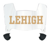 Lehigh Mountain Hawks Mini Football Helmet Visor Shield w/ Clips - PICK VISOR & LOGO COLOR