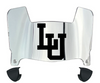 Lehigh Mountain Hawks Mini Football Helmet Visor Shield w/ Clips - PICK VISOR & LOGO COLOR