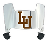Lehigh Mountain Hawks Mini Football Helmet Visor Shield w/ Clips - PICK VISOR & LOGO COLOR