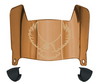 Lehigh Mountain Hawks Mini Football Helmet Visor Shield w/ Clips - PICK VISOR & LOGO COLOR