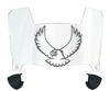 Lehigh Mountain Hawks Mini Football Helmet Visor Shield w/ Clips - PICK VISOR & LOGO COLOR