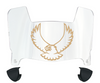 Lehigh Mountain Hawks Mini Football Helmet Visor Shield w/ Clips - PICK VISOR & LOGO COLOR
