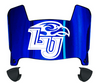Liberty Flames Mini Football Helmet Visor Shield w/ Clips - PICK VISOR & LOGO COLOR