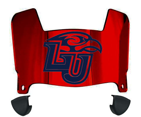 Liberty Flames Mini Football Helmet Visor Shield w/ Clips - PICK VISOR & LOGO COLOR