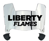 Liberty Flames Mini Football Helmet Visor Shield w/ Clips - PICK VISOR & LOGO COLOR