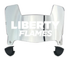 Liberty Flames Mini Football Helmet Visor Shield w/ Clips - PICK VISOR & LOGO COLOR