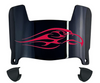 Liberty Flames Mini Football Helmet Visor Shield w/ Clips - PICK VISOR & LOGO COLOR