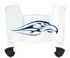 Liberty Flames Mini Football Helmet Visor Shield w/ Clips - PICK VISOR & LOGO COLOR