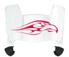 Liberty Flames Mini Football Helmet Visor Shield w/ Clips - PICK VISOR & LOGO COLOR