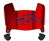 Liberty Flames Mini Football Helmet Visor Shield w/ Clips - PICK VISOR & LOGO COLOR