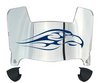 Liberty Flames Mini Football Helmet Visor Shield w/ Clips - PICK VISOR & LOGO COLOR