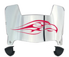 Liberty Flames Mini Football Helmet Visor Shield w/ Clips - PICK VISOR & LOGO COLOR