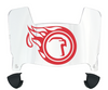 Liberty Flames Mini Football Helmet Visor Shield w/ Clips - PICK VISOR & LOGO COLOR