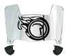Liberty Flames Mini Football Helmet Visor Shield w/ Clips - PICK VISOR & LOGO COLOR