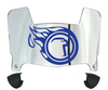 Liberty Flames Mini Football Helmet Visor Shield w/ Clips - PICK VISOR & LOGO COLOR