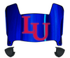Liberty Flames Mini Football Helmet Visor Shield w/ Clips - PICK VISOR & LOGO COLOR