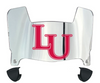 Liberty Flames Mini Football Helmet Visor Shield w/ Clips - PICK VISOR & LOGO COLOR