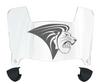 Lindenwood Lions Mini Football Helmet Visor Shield w/ Clips - PICK VISOR & LOGO COLOR