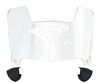 Lindenwood Lions Mini Football Helmet Visor Shield w/ Clips - PICK VISOR & LOGO COLOR