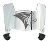 Lindenwood Lions Mini Football Helmet Visor Shield w/ Clips - PICK VISOR & LOGO COLOR