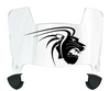 Lindenwood Lions Mini Football Helmet Visor Shield w/ Clips - PICK VISOR & LOGO COLOR