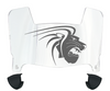 Lindenwood Lions Mini Football Helmet Visor Shield w/ Clips - PICK VISOR & LOGO COLOR