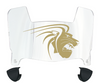 Lindenwood Lions Mini Football Helmet Visor Shield w/ Clips - PICK VISOR & LOGO COLOR